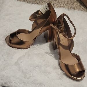 Elegant Bronze High Heels